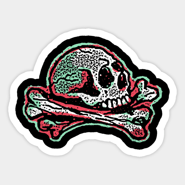 SKULL Sticker by THE HORROR SHOP